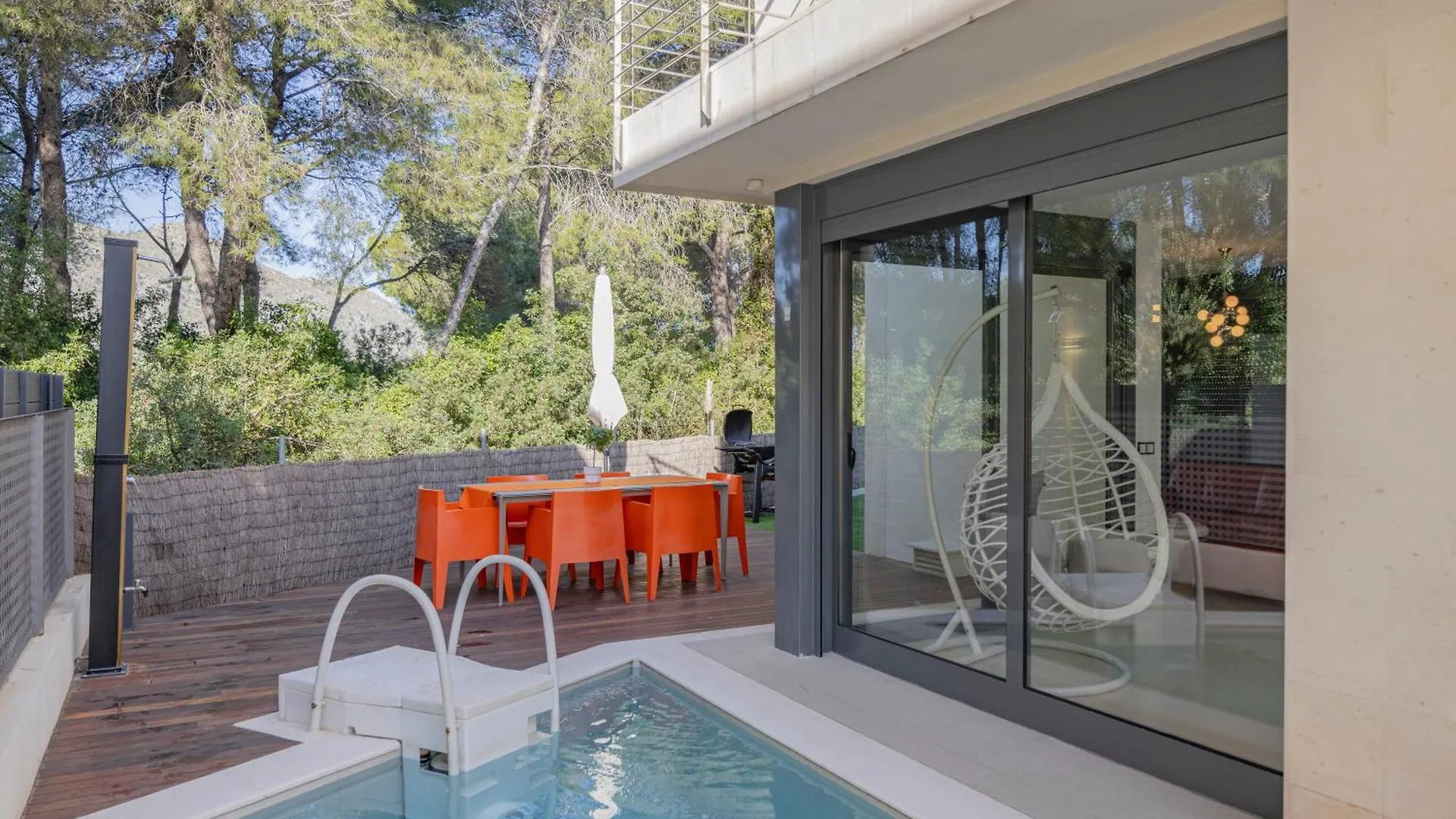 Villa Pam Beach House Playa De Muro - 200M To Beach With Hot Tub 阿尔库迪亚